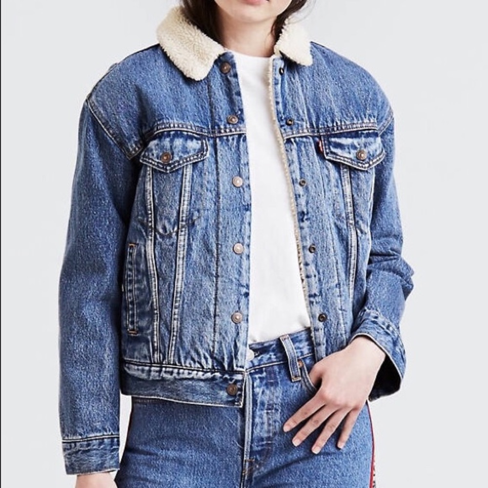 Ex-Boyfriend Sherpa Trucker Jacket
